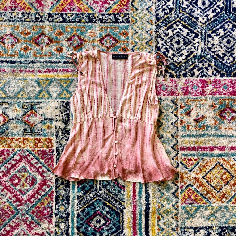 Forever 21 Tie Dye Sleeveless Shirt